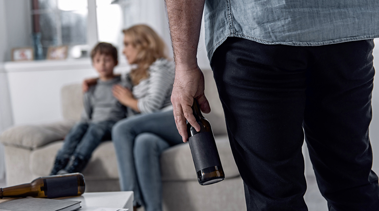 The difficulties of living with an alcoholic