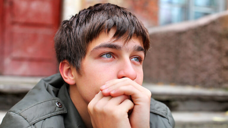 Man suffering with concerns about his anxiety problems
